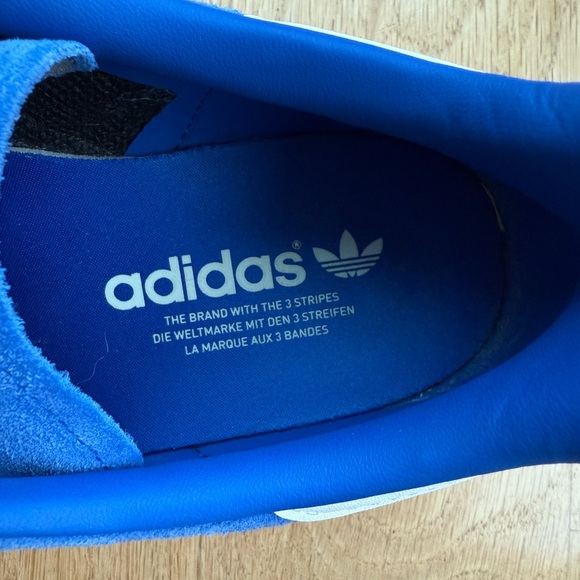 Authentic Adidas Men's Samba Blue Italia Sneakers. Suede. Size 10.5. - Picture 9 of 9